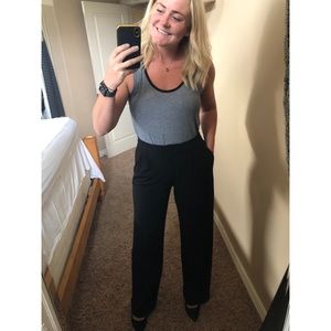 Black Express woman’s wide leg Slacks